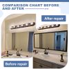 TIANLDD Black Wood Grain Self Adhesive Wallpaper Border-6