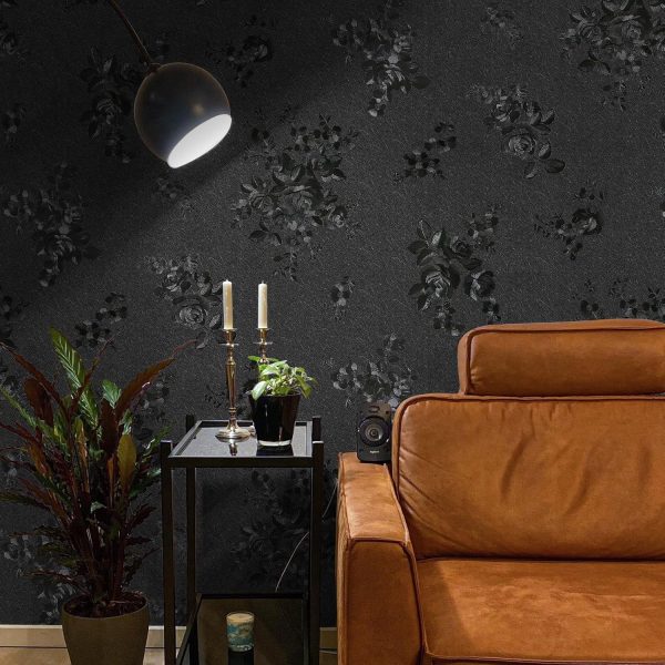 Lativo Black Self Adhesive Wallpaper Vinyl Space Design-4
