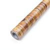 COSNIGHT Brown Peel and Stick Wallpaper Waterproof PVC Retro-3