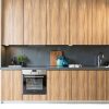 COSNIGHT Brown Peel and Stick Wallpaper Waterproof PVC Retro-2