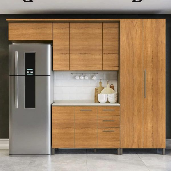 COSNIGHT Brown Retro Peel Stick Wallpaper Waterproof PVC-2