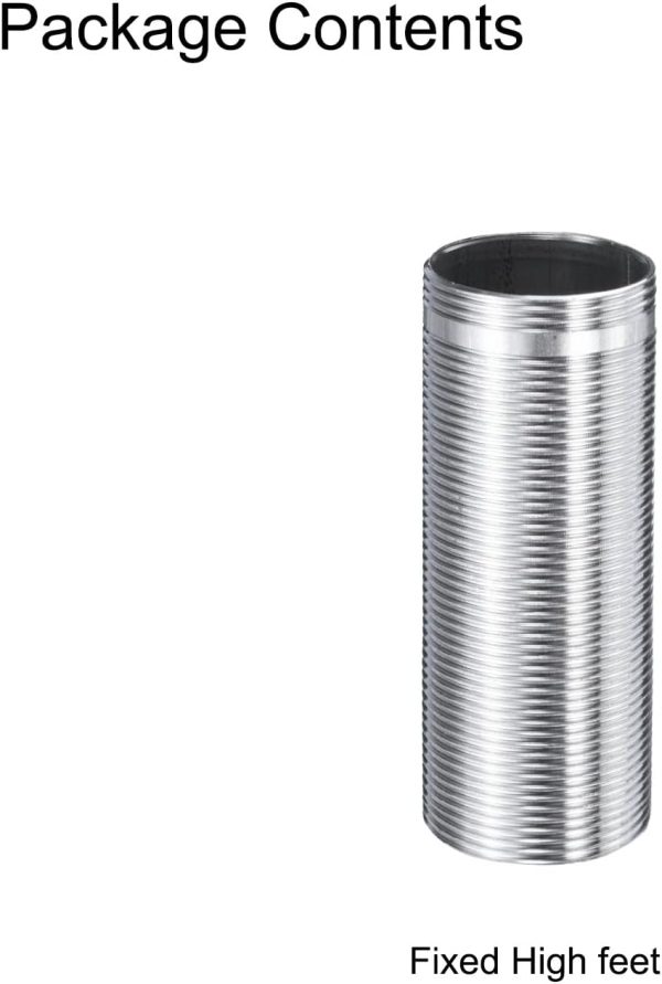 uxcell Faucet Extension Shank Stainless Steel Mounting Kit-2