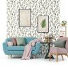 Livebor Leaf Peel Stick Wallpaper Green Vinyl Self Adhesive-7