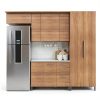 COSNIGHT Brown Peel and Stick Wallpaper Waterproof PVC Retro-2