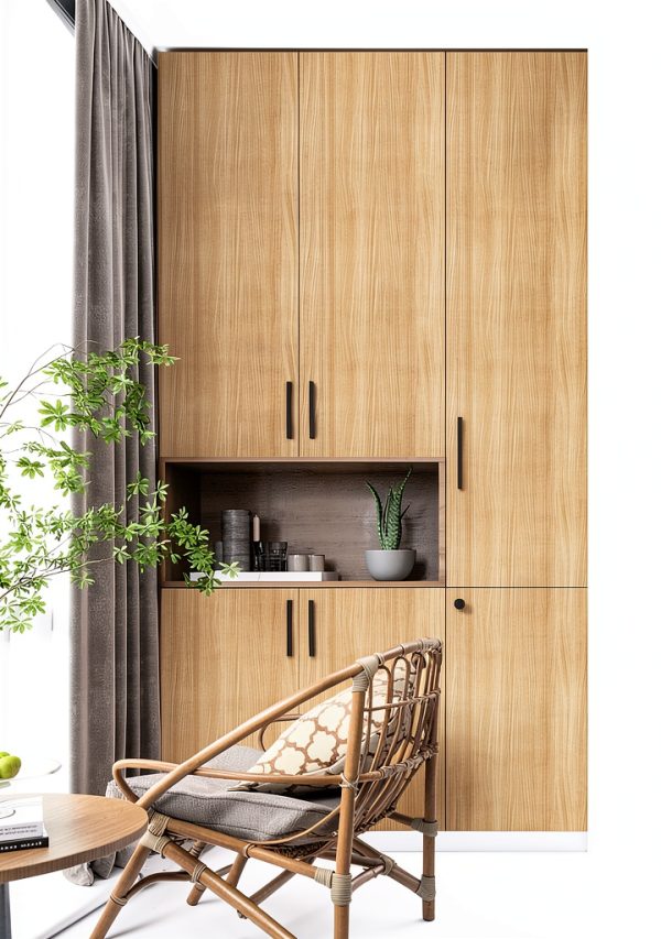 Heroad Light Wood Self Adhesive Wallpaper Modern PVC Design-7