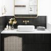 Vinjiasin Black Wood Grain Wallpaper Peel Stick Waterproof-3