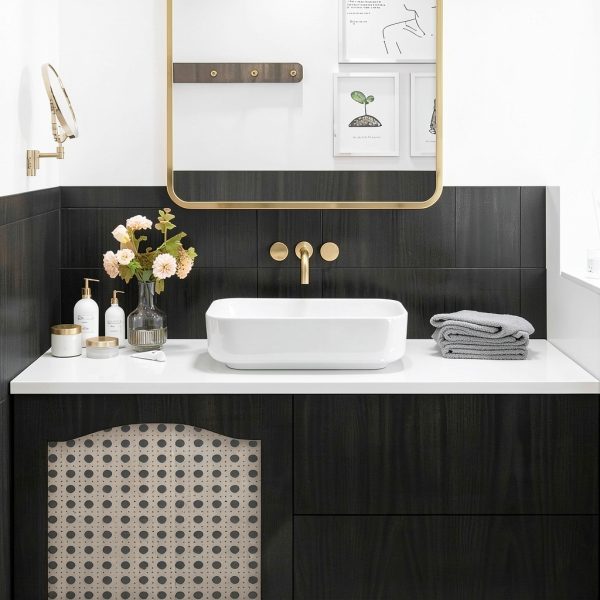 Vinjiasin Black Wood Grain Wallpaper Peel Stick Waterproof-3