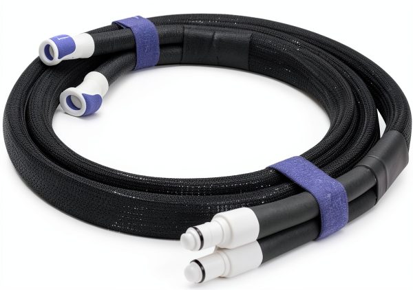COMPCOOLER Silicon Tubing 3 Feet Black Faucet Extension Tube-0