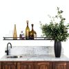 COSNIGHT Brown Peel and Stick Wallpaper Waterproof PVC Retro-0
