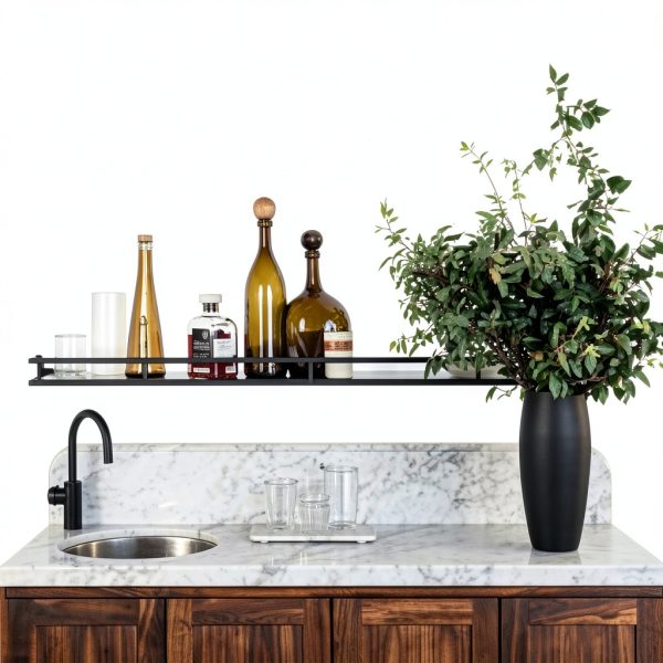 COSNIGHT Brown Peel and Stick Wallpaper Waterproof PVC Retro-0
