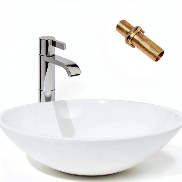 Faucet Extension Shank uxcell Steel Mount-5