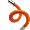 Shaoduoli Faucet Extension Tube 17.7in Orange PTFE-4