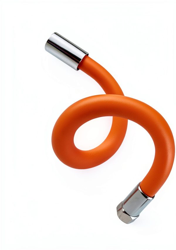 Shaoduoli Faucet Extension Tube 17.7in Orange PTFE-4