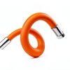 Shaoduoli Faucet Extension Tube 17.7in Orange PTFE-3