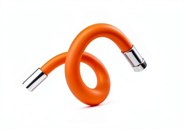 Shaoduoli Faucet Extension Tube 17.7in Orange PTFE-3