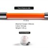 Shaoduoli Faucet Extension Tube 17.7in Orange PTFE-6