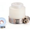 Shaoduoli Faucet Extension Tube 17.7in Orange PTFE-2