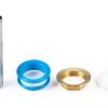 Stainless Steel Faucet Extension Tube uxcell 6 Inch-2