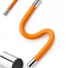 Shaoduoli Faucet Extension Tube 17.7in Orange PTFE-5