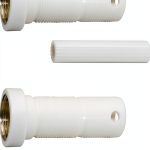 Faucet Extension Kit Alsoyixia 45202000 White 3-1/8 inch Slip NPT 2-0