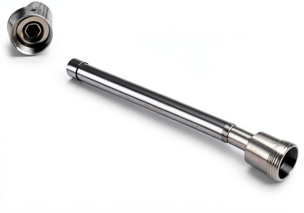 Gotonovo Brass Shower Faucet Extension Tube 12‑Inch Brushed Nickel-3