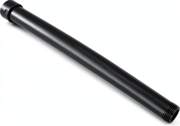 Gotonovo Matte Black Shower Faucet Extension Tube 12 Inch Brass Bar-0