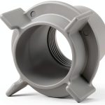 Delta Kitchen Faucet Extension Nut RP31845 Almond Polished Deck Mount-0