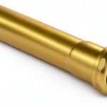Fipoque 8 Inch Brass Slip Joint Extension Tube 18 Gauge Brushed Gold-0
