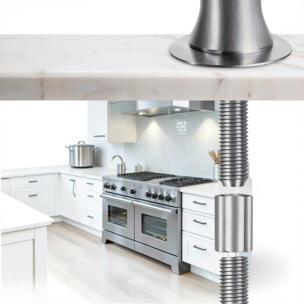 RO Faucet Extension Metpure 3 Inch Chrome Brass Stem Extender-6