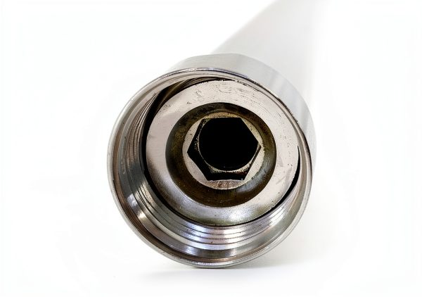 Gotonovo Brass Shower Faucet Extension Tube 12‑Inch Brushed Nickel-1