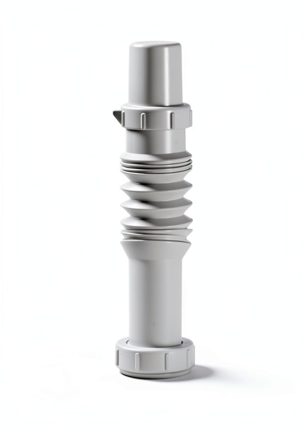 Keeney Flex N' Fix 12" White Plastic Faucet Extension Tube PP812-6-4