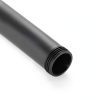 gotonovo 16 Inch Shower Extension Tube Matte Black Brass Tub Mount-2