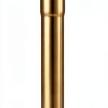 Fipoque 8 Inch Brass Slip Joint Extension Tube 18 Gauge Brushed Gold-2