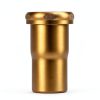 Fipoque 8 Inch Brass Slip Joint Extension Tube 18 Gauge Brushed Gold-3