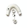 MADOL 1-1/2" Faucet Extension Tube 15" Flexible Connector White-5