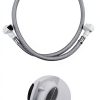 Bathroom Faucet Hose 114299 Silver for Moen by Hugexpen Braided-2