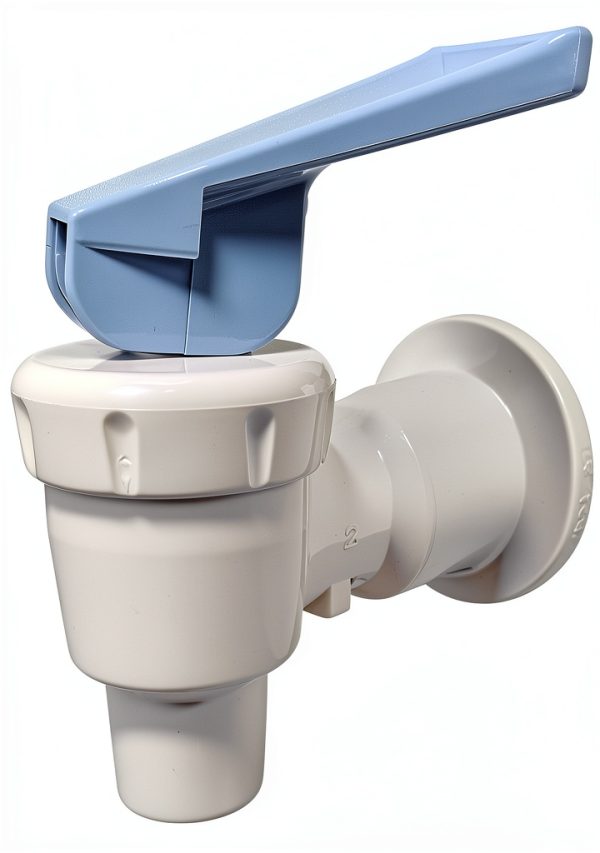 Cold Faucet White/Blue Lever - Replaces Oasis 032135-004-1