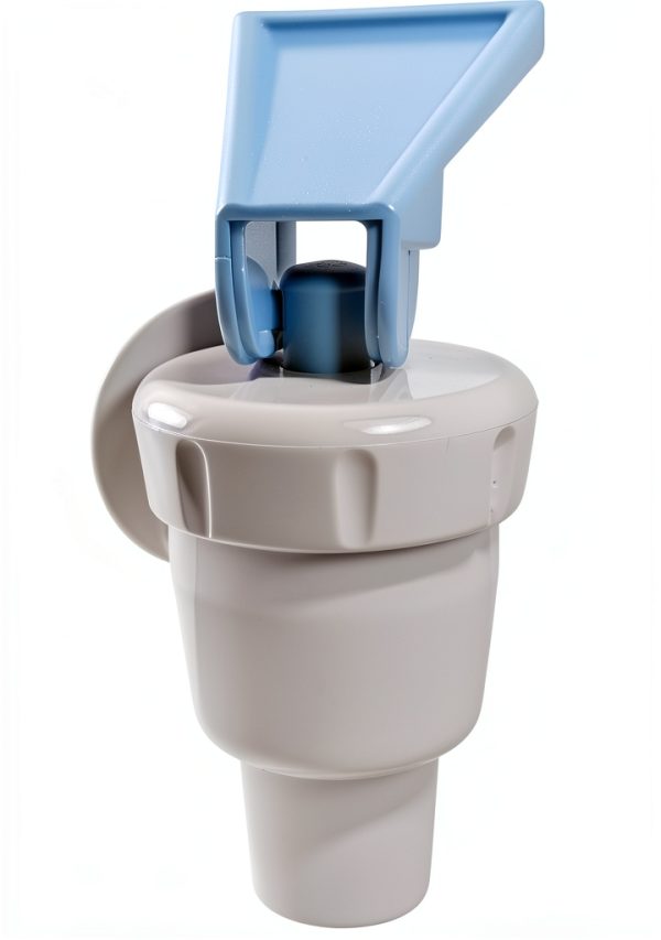 Cold Faucet White/Blue Lever - Replaces Oasis 032135-004-2