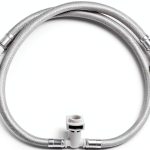 Bathroom Faucet Hose 114299 Silver for Moen by Hugexpen Braided-0
