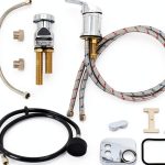 Shampoo Bowl Faucet Femitu Kit Vacuum Breaker & Sprayer Hose – Silver-0