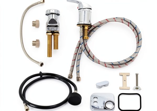 Shampoo Bowl Faucet Femitu Kit Vacuum Breaker & Sprayer Hose – Silver-0