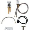Shampoo Bowl Faucet Femitu Kit Vacuum Breaker & Sprayer Hose – Silver-5