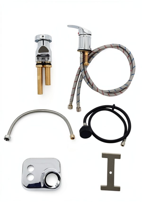 Shampoo Bowl Faucet Femitu Kit Vacuum Breaker & Sprayer Hose – Silver-5